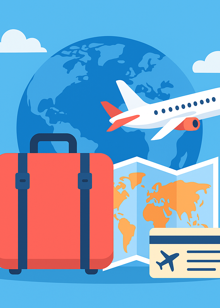 Travel destinations showcase